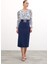 Aksesuar Detaylı Kalem Etek - Lacivert 3