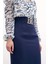 Aksesuar Detaylı Kalem Etek - Lacivert 5