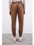 Deri Jogger Pantolon - Bej 5
