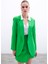 Klasik Yaka Uzun Ceket - Açık Yeşil 2