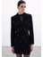 Taşlı Kısa Ceket - Siyah 2