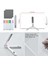 Yeni Tasarım 30X20 Neon LED Işıklı Büyük Boy Yazı Çizim Tahtası Ayarlanabilir Stant ve Kalem Hediye 4