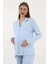 Önden Düğmeli Hamile Lohusa Uzun Kol Pijama Takımı 4