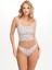 Kadın Brazillian Çapraz Bel Lazer Kesim 5 Li Slip KTS4040 3