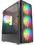 X-Horse 850W 80+ 4*12CM Argb Fan+Kontrolcü Manyetik Temperli Camlı Mid-T Gaming Oyuncu Kasası 1