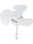 USB Fan DC5V Tavan Vantilatörü 360 Derece Ayarlı Düşük Gürültülü Elektrikli Vantilatör Dizüstü Bilgisayar Için Iç Mekan Soğutma Fanı (Yurt Dışından) 1