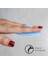 Bebekler Için Peeling ve Masajlı Beşik Başlığı Banyo Fırçaları, Mavi ve Beyaz, 2'li Paket (Yurt Dışından) 2