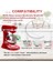 Kitchenaid 5.5 Quart, 6, 7, 8 Qt Paslanmaz Çelik Kase Kaldırma Stand Mikseri Aksesuarları Için Dökme Kalkanı Sıçrama Koruyucu (Yurt Dışından) 4