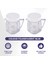 Oster Izer Için 2 Paket Yedek Parçalar Çoğu Blender Aksesuarları 1 Bardak Mini Plastik Kavanozla Uyumludur (Yurt Dışından) 4
