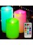 12 Adet Işıklı LED Mum Rgb Kumandalı Renkli LED Işıklı Mum Sevgililer Gününe Özel Dekor Işıklı Mum 2