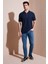 Slim Fit Normal Bel Dar Paça Jeans Erkek Kot Pantolon 1124S61NAPOLI 1