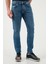 Slim Fit Normal Bel Dar Paça Jeans Erkek Kot Pantolon 1124S61NAPOLI 4