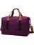 BED-810 Günlük Oxford Kumaş Spor Çantası Seyahat Hafta Sonu Çanta Crossbody Omuz Çantası-Mor (Yurt Dışından) 1