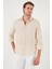 Çizgili Regular Fit Pamuklu Uzun Kollu Gömlek Erkek Gömlek CF25S129721 5