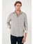 Çizgili Regular Fit Pamuklu Uzun Kollu Gömlek Erkek Gömlek CF25S129721 4