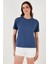 Pamuklu Oversize Fit Bisiklet Yaka T Shirt Bayan T Shirt 5866097 5