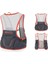 Outdoor Inoxto 3.5l Koşu Yeleği Sırt Çantası Hafif Telefon Tutucu Cepler Yürüyüş Bisiklet Sırt Çantası Su Şişesi Taşıma Çantası (Boyut: L)-Koyu Gri/turuncu (Yurt Dışından) 3