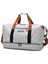 BED-810 Günlük Oxford Kumaş Spor Çantası Seyahat Hafta Sonu Çanta Crossbody Omuz Çantası-Gri (Yurt Dışından) 1