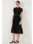 A Kesim Regular Fit Astarlı Midi Boy Kemerli Elbise Bayan Elbise 6781937 3