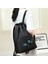Çiçek Nakış Ipli Sırt Çantası Su Geçirmez Oxford Kumaş Katlanabilir Omuz Çantası-Siyah (Yurt Dışından) 4