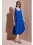 Oversize Fit V Yaka Midi Boy Basic Elbise Bayan Elbise 6788688 1