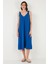 Oversize Fit V Yaka Midi Boy Basic Elbise Bayan Elbise 6788688 5