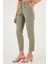 Pamuklu Slim Fit Normal Bel Düz Paça Pantolon Bayan Pantolon 668Y5121 5