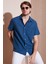 Pamuklu Regular Fit Tek Cepli Kısa Kol Gömlek Erkek Gömlek CF25S128230 1