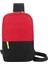 0992 Erkek Kadın Göğüs Çantası Naylon Oxford Clorh Tek Omuz Crossbody Çanta Rahat Seyahat Sırt Çantası-Kırmızı (Yurt Dışından) 1