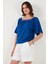Güpürlü Regular Fit Kare Yaka Bluz Bayan Bluz 5869003 3