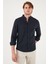 Keten Görünümlü Pamuklu Regular Fit Hakim Yaka Gömlek Erkek Gömlek CF25S112637 4