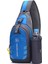 Junletu Erkek Kadın Göğüs Çantası Naylon Tek Omuz Crossbody Çanta Ayrılabilir Şişe Çantası-Mavi (Yurt Dışından) 1