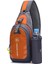 Junletu Erkek Kadın Göğüs Çantası Naylon Tek Omuz Crossbody Çanta Ayrılabilir Şişe Çantası-Turuncu (Yurt Dışından) 1