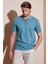 Pamuklu Regular Fit Yarım Fermuarlı Polo Yaka T Shirt Erkek Polo Yaka T Shirt 5901029 1