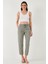Pamuklu Normal Bel Regular Fit Düz Paça Pantolon Bayan Pantolon 668YP42282S4 4