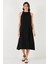 Regular Fit Halter Yaka Midi Boy Elbise Bayan Elbise 67810049 3