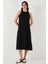 Regular Fit Halter Yaka Midi Boy Elbise Bayan Elbise 67810049 5
