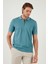 Pamuklu Regular Fit Yarım Fermuarlı Polo Yaka T Shirt Erkek Polo Yaka T Shirt 5901029 3