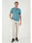 Pamuklu Regular Fit Yarım Fermuarlı Polo Yaka T Shirt Erkek Polo Yaka T Shirt 5901029 4