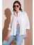 Regular Fit Tek Cepli Önü Kısa Arkası Uzun Krinkıl Gömlek Bayan Gömlek 6772752 1