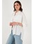 Regular Fit Tek Cepli Önü Kısa Arkası Uzun Krinkıl Gömlek Bayan Gömlek 6772752 2