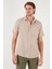 Pamuklu Regular Fit Tek Cepli Kısa Kol Gömlek Erkek Gömlek CF25S128230 4