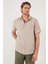 Pamuklu Regular Fit Tek Cepli Kısa Kol Gömlek Erkek Gömlek CF25S128230 5