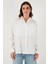 Regular Fit Tek Cepli Önü Kısa Arkası Uzun Krinkıl Gömlek Bayan Gömlek 6772752 5