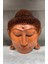 Ahşap Buda Kafası Maske/asılabilir Buda Heykeli 20 cm 3