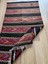 76X123 cm Küçük Boy Çizgili Desen Anadolu Kilim, El Dokuma Yün Kilim, Nostaljik Severler Için Ev ve Ofis Için Kilim 2
