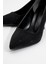 Kadın Sivri Burunlu Stiletto Siyah Sim 3