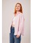 Çizgili Rahat Kesim Pembe Gömlek 3