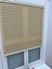 Bej Katlanır Cam Balkon Perdesi - Ofis Perdesi - Ev Perdesi - Salon Perdesi - Plise Perde 1
