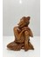 Ahşap El Yapımı Buda Heykeli 20 cm 4
